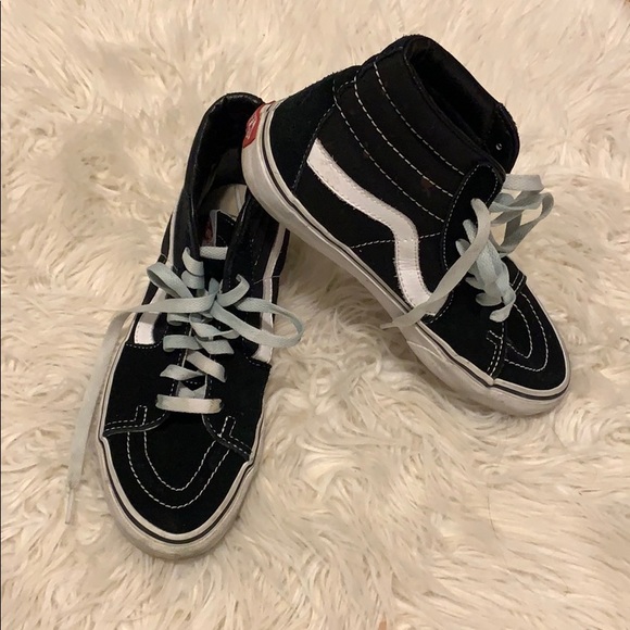 Vans Shoes - Black and White High Top Vans